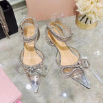 Luz  Rhinestone Butterfly-knot Heels